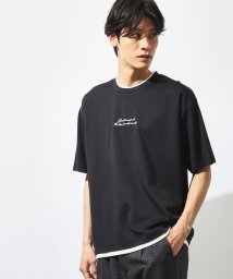 THE SHOP TK/【接触冷感】ポンチフェイクレイヤードTシャツ/506248393