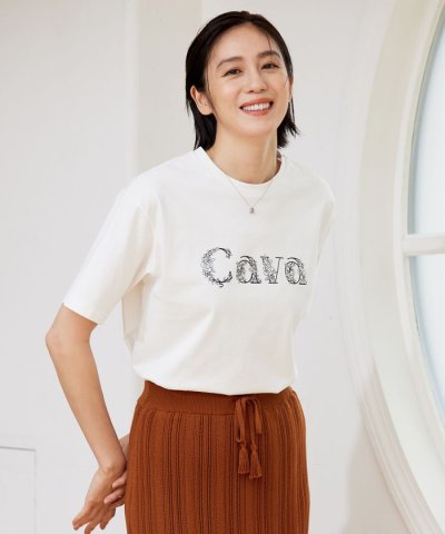 【カタログ掲載・WEB限定カラーあり・洗える】cava Tシャツ