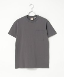 VENCE　EXCHANGE(ヴァンス　エクスチェンジ)/Goodwear グッドウェア ポケ付きTシャツ/チャコールグレー