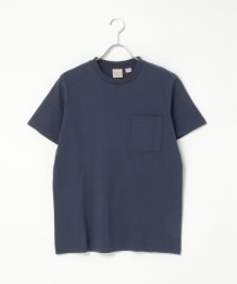 VENCE　EXCHANGE(ヴァンス　エクスチェンジ)/Goodwear グッドウェア ポケ付きTシャツ/ネイビー