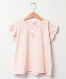 petit main(プティマイン)/【プティプラ】GIRLS半袖Tシャツ(2)/ライトピンク