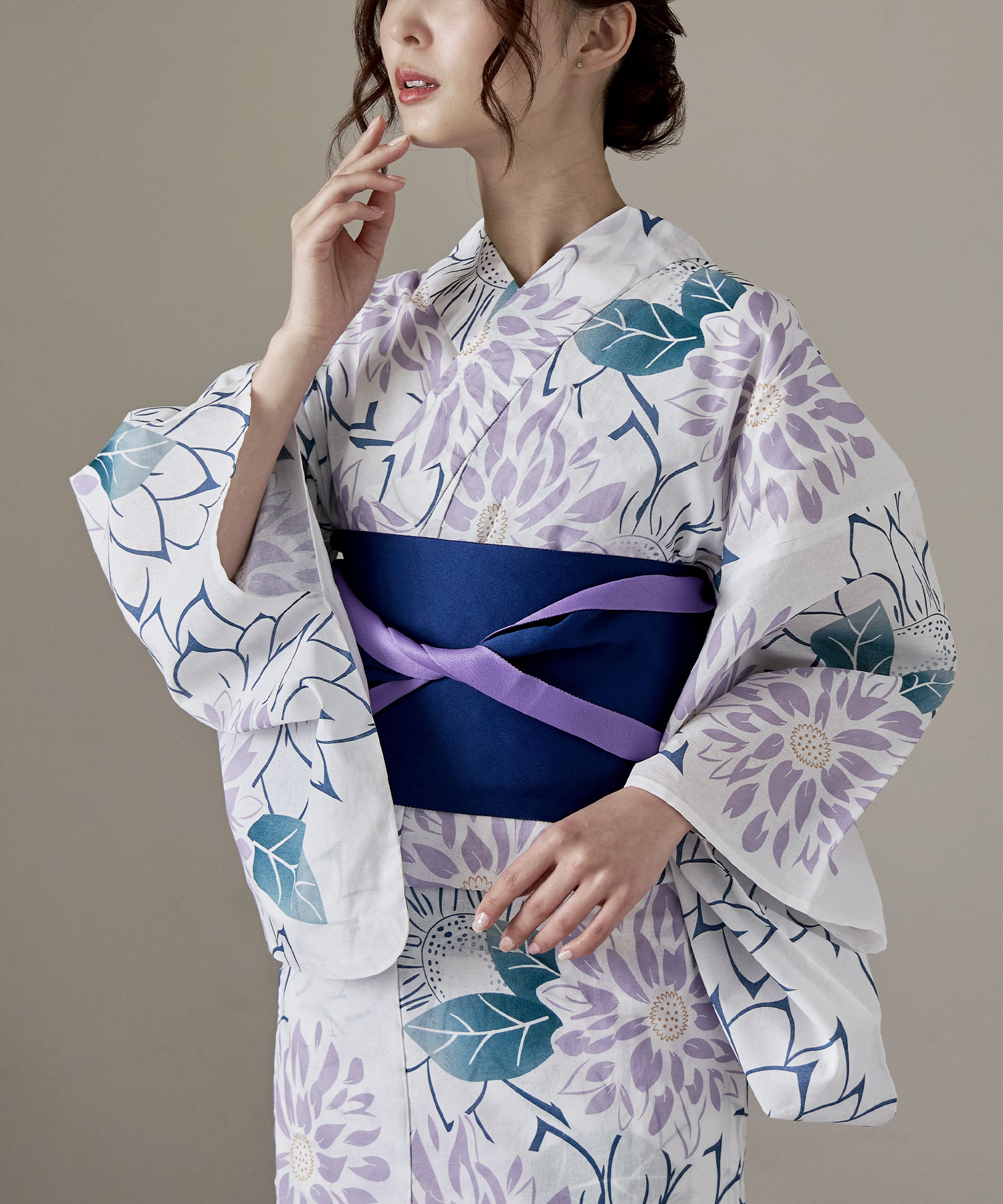 浴衣、半幅帯セット