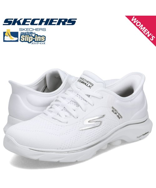 スケッチャーズ SKECHERS スリップインズ ゴーウォーク 7 バリン スニーカー レディース SLIP－INS GO WALK 7 VALIN ホワイト バリン