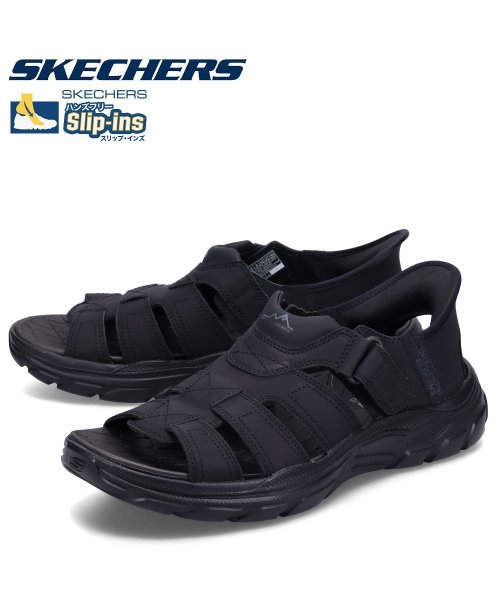 SKECHERS(スケッチャーズ)/スケッチャーズ SKECHERS スリップインズ リボルテッド SS サンダル スポーツサンダル メンズ SLIP－INS REVOLTED SS ブラック 黒/その他