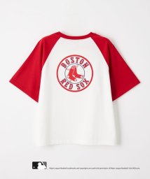 green label relaxing （Kids）(グリーンレーベルリラクシング（キッズ）)/【別注】MLB ラグラン Tシャツ 140cm－150cm/RED