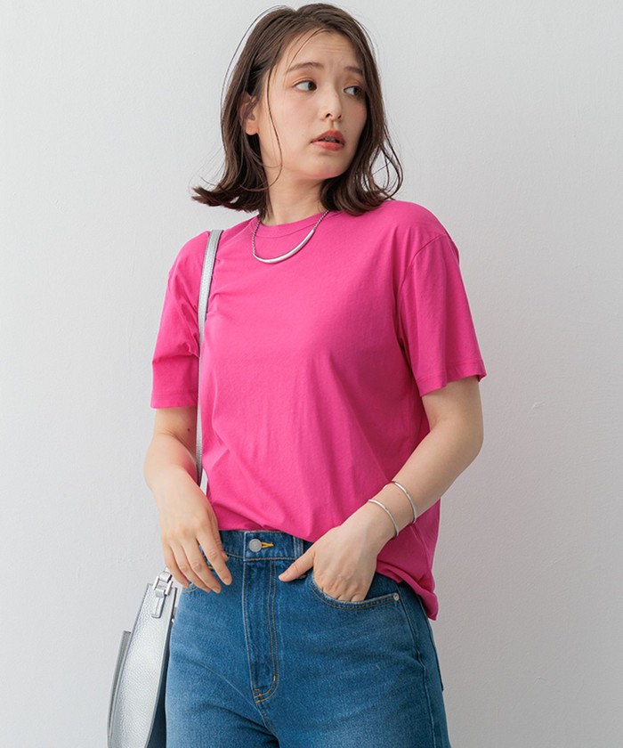 LOHEN ピンク Tシャツ Fサイズ　梅田阪急限定カラー 5．6oz ハイクオリティーTシャツ 5001－01 576