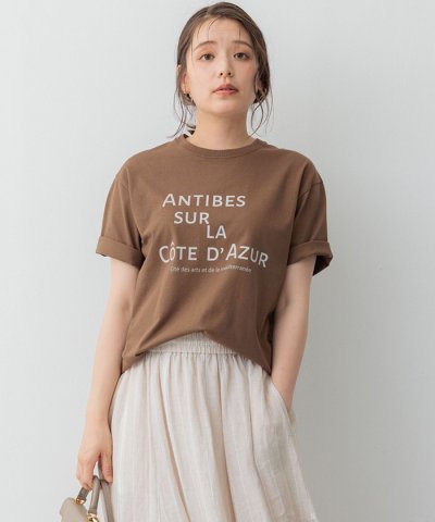 【SLOW/一部店舗限定】MVSコットン デザイン ロゴTシャツ