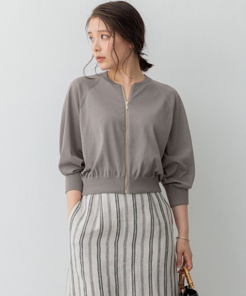 【SLOW/一部店舗限定】シアー ブルゾン 