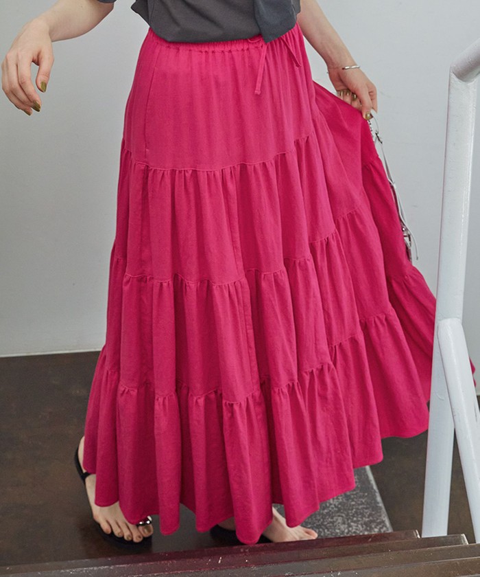 ピンク系｜Aラインスカート｜23区(ニジュウサンク)｜阪急百貨店公式