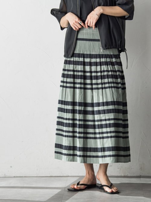 セール】 メイソングレイ(MAYSON GREY) |ボーダー×無地リバーシブル  