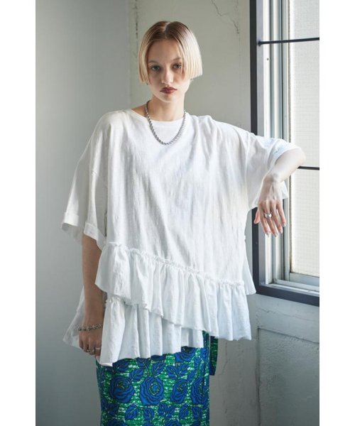 ROSE BUD カットソー （ビッグフリルカットソー(506262492) | ローズ  