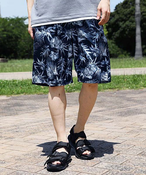 水着 メンズ サーフパンツ 水陸両用 インナーパンツ付 海パン 海水 