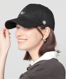 COLZA/刺繍キャップ 帽子 キャップ レディース 白 黒 刺繍 ワンポイント 綿100％ /506265476