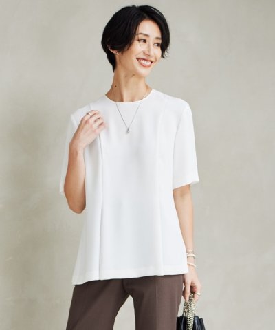 【UVカット・接触冷感・防シワ・洗える】エステルダブルクロス タックデザインプル