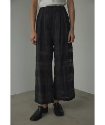 BLACK BY MOUSSY/sheer check pants/506269472