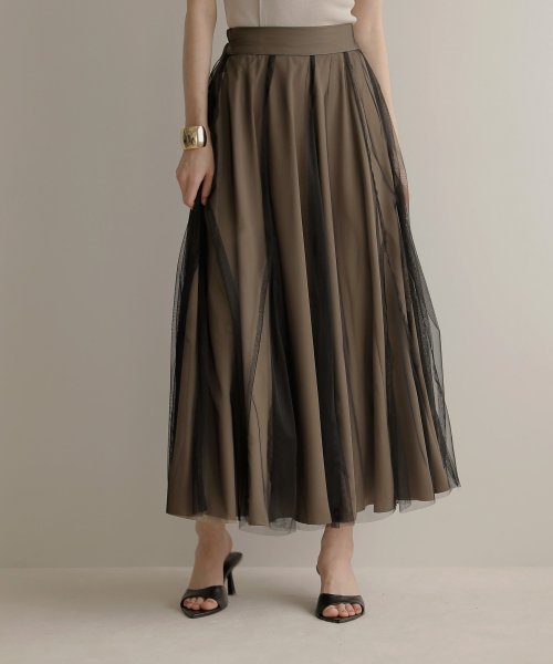 Bicolor Layer Panel Skirt なし