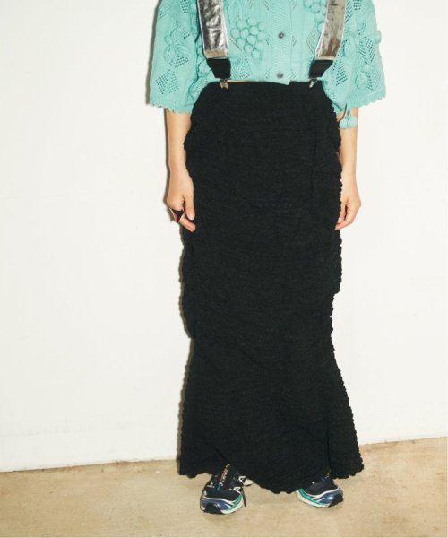 【YOU LOOK GOOD×JS】シュリンククロスマーメイドスカート YOU LOOK GOOD×JS チープなものもブランドものも それに価値があるかどうかは自分の心が決めること 年齢や性別 固定概念に左右されず 着たいものを