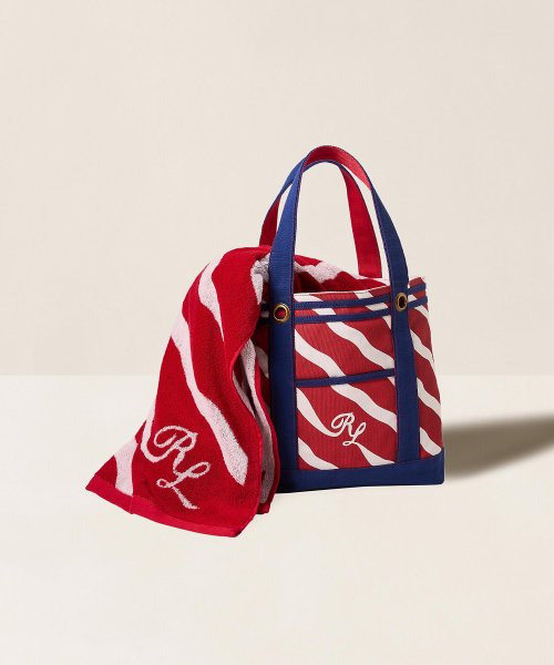 Benmont ビーチ タオル & トート バッグ セット 100％ タオル バッグ 本体：綿