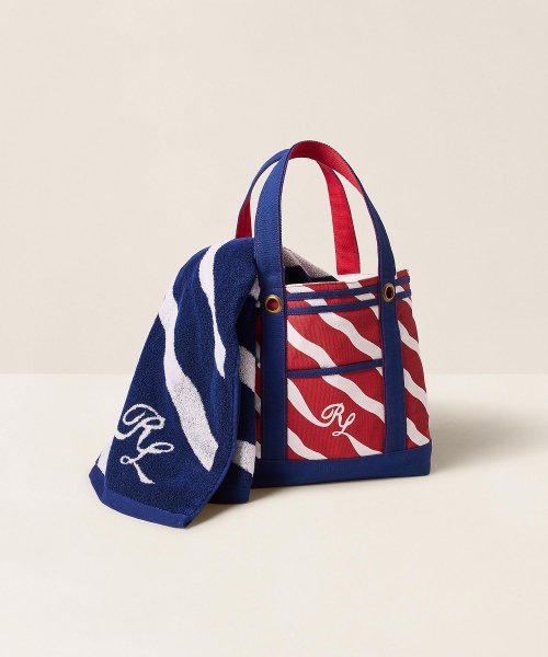 Benmont ビーチ タオル & トート バッグ セット 100％ タオル バッグ 本体：綿