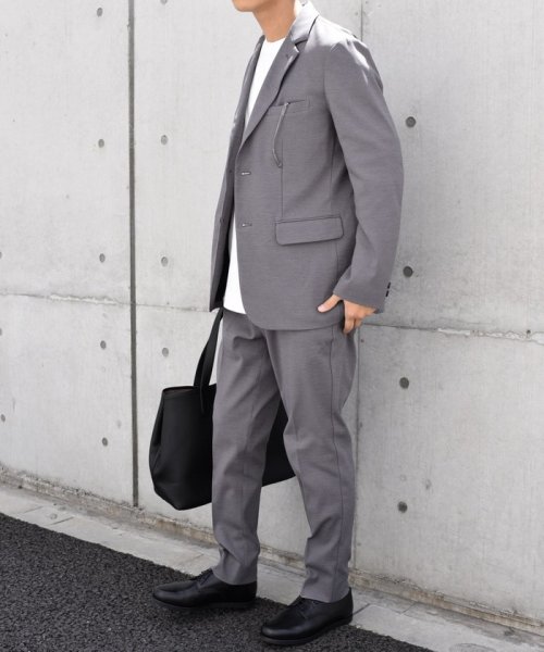 SHIPS any: 〈洗濯機可能・ストレッチ・撥水〉SOLOTEX(R) ウーリック セットアップ スーツ◆ ストレッチ 撥水〉SOLOTEX ウーリック セットアップ対応 ブルゾン