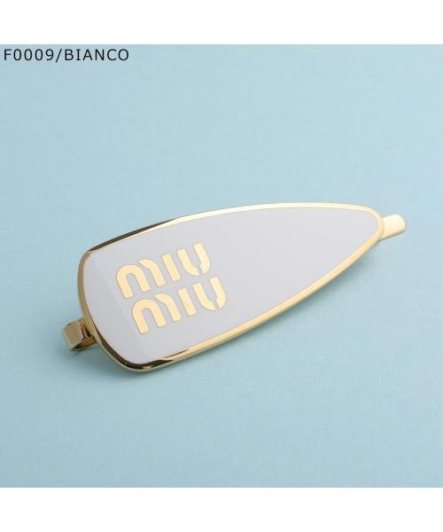 MIUMIU ヘアピン 5IF147 2F6T ロゴ ヘアクリップ MIUMIU ヘアピン 5IF147 2F6T ロゴ