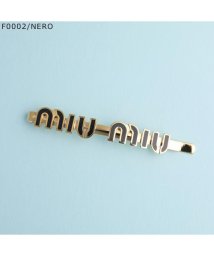 MIUMIU/MIUMIU ヘアピン 5IF146 2F6T エナメルメタル ロゴ/506278195