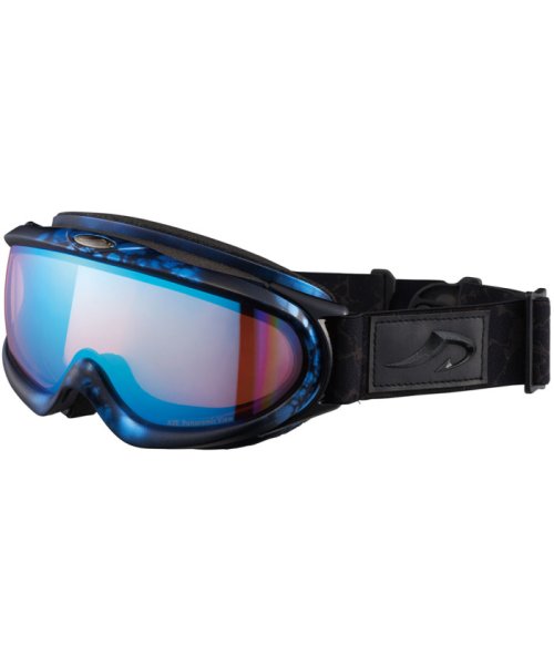 AXE アックス スキー ゴーグル AX888－SBU ダブルワイドレンズ くもり止め加工 大型メ 