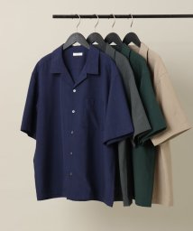 a.v.v (MEN)/【軽くて涼しい】オープンカラーシャツ 5分袖（セットアップ可）リライトシリーズ3/506091447