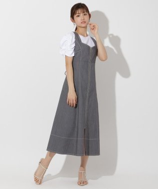 And Couture/袖ギャザーTシャツ＋ジップジャンスカ/506283366