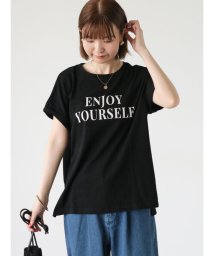 Lugnoncure/ねじり袖ロゴTシャツ/506289682