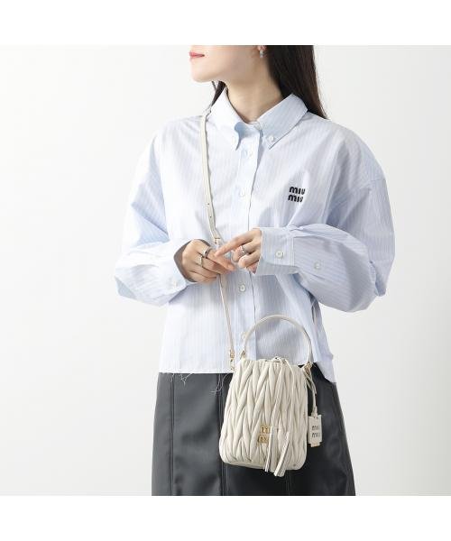 MIUMIU バケットバッグ MATELASSE マテラッセ 5BE085 N88 バケットバッグ マテラッセ MIUMIU MATELASSE 5BE085