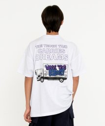 GLAZOS/【防虫加工】バックグラフィティトラックプリント半袖Tシャツ/506290545