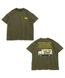 GLAZOS/【防虫加工】バックグラフィティトラックプリント半袖Tシャツ/506290545