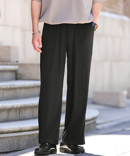 プリーツワイドイージーパンツ/ワイドパンツ メンズ レディース イージーパンツ プリーツ 楊柳 無地 人気・おすすめ|売れ筋商品・話題商品におすすめ 品質チェック済み 安心配送 プリーツワイドイージーパンツ/ワイドパンツ メンズ レディース イージーパンツ プリーツ 楊柳 無地 人気・おすすめ|売れ筋商品・話題商品におすすめ 品質チェック済み 安心配送