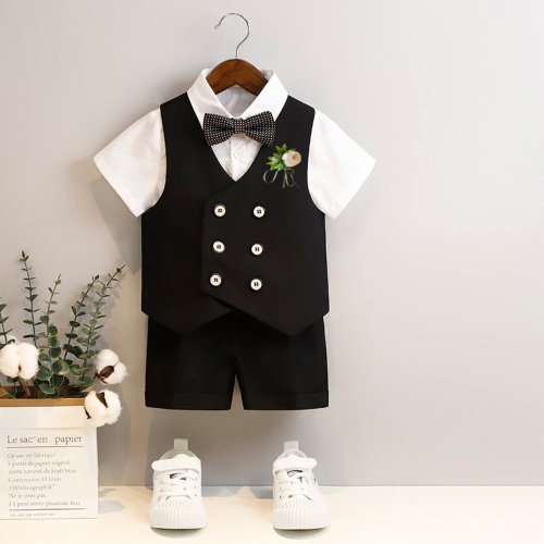 子供スーツ5点セット フォーマルスーツ 男の子(506290739) | バック  