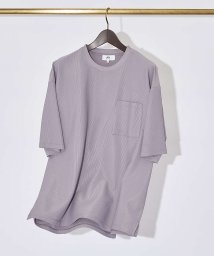 ABAHOUSE/ストライプ ジャガード 半袖 Tシャツ/506292700