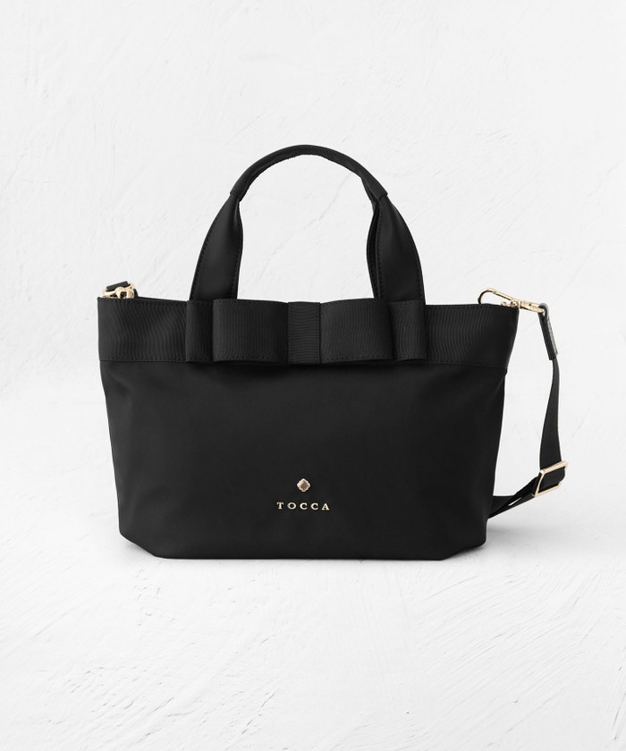 割引バッグ - 【大人百花掲載】【撥水】RIBBON BRICK TOTE M トート