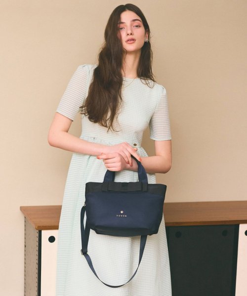 【大人百花掲載】【撥水】RIBBON BRICK TOTE M トートバッグ M 