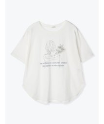 Re-J＆SUPURE/線画女子花Tシャツ/506297168