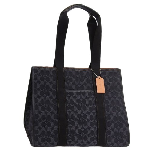 COACH コーチ SMITH TOTE スミス トート デニム バッグ 2WAY A4対応 