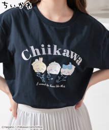 COLZA/ちいかわ／Ｔシャツ トップス Tシャツ 半袖 カットソー 配色 リンガーTシャツ /506305755