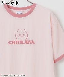 COLZA/ちいかわ／Ｔシャツ トップス Tシャツ 半袖 カットソー 配色 リンガーTシャツ /506305755