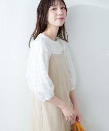 NICE CLAUP OUTLET/【every very niceclaup】刺繍チュール切替ブラウス/506307342