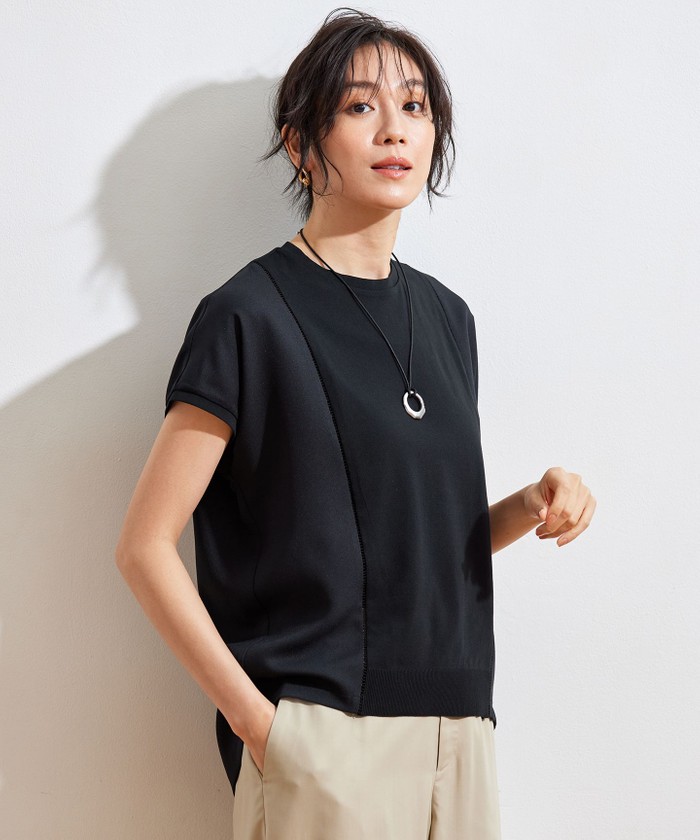 【自由区】新品・タグ付き／ブラウス／ブラック／LL ブラック系｜シャツ・ブラウス｜自由区 (Lサイズ)(ジユウクエル)｜阪急