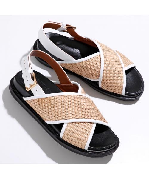 MARNI サンダル FBMS013801 P3860 クリスクロス MARNI サンダル FBMS013801 P3860 クリスクロスサンダル
