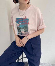 fredy emue(フレディエミュ)/【新色登場】シルケットPHOTO Tシャツ/ピンク