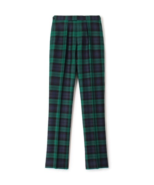 CORDINGS ウール 1プリーツサイドアジャスター トラウザーズ CORDINGS