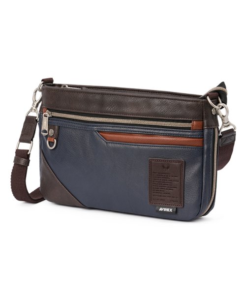 AVIREX バッグ ショルダーバッグ メンズ ブランド 斜めがけバッグ ミリタリー 合皮 アヴィレックス アビレックス AX5006 人気・おすすめ｜省スペース設計・旅行向けにおすすめ 公式 プライバシー配送 今だけ特典付き