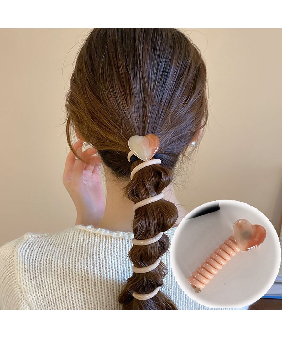 アレクサンドルドゥパリ　ハート　ヘアゴム　ポニー TIMELESS COLLECTION】 ハートシェイプのヘアゴム。ボディには