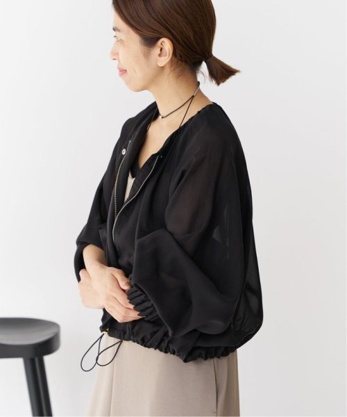 シアーオーガンジーブルゾン 
